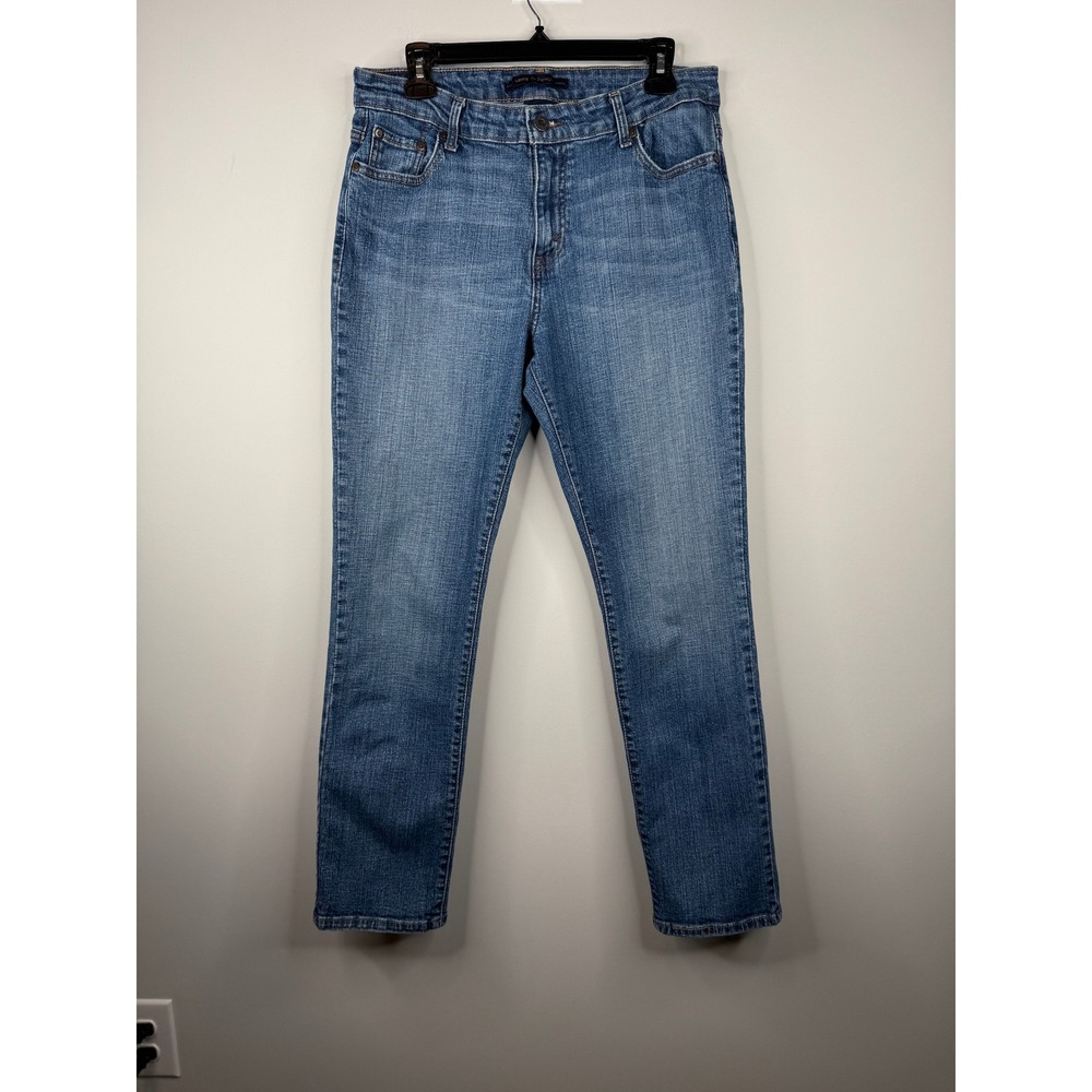 Levi's The Original Jean Mid Rise Skinny Womens 14 Medium Wash Stretch Denim